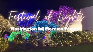 Drive Thru Festival of Lights at the DC Temple
