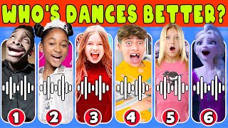 Who dances better?#3|Salish Matter,lay lay,Elemental,Royalty Family,Skibidi Dom Dom Yes Yes
