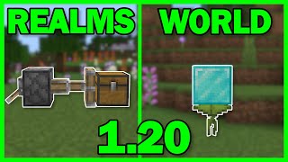 ALL BEST DUPLICATION GLITCHES for 1.20 MINECRAFT BEDROCK Edition | REALMS \& SERVERS | by James