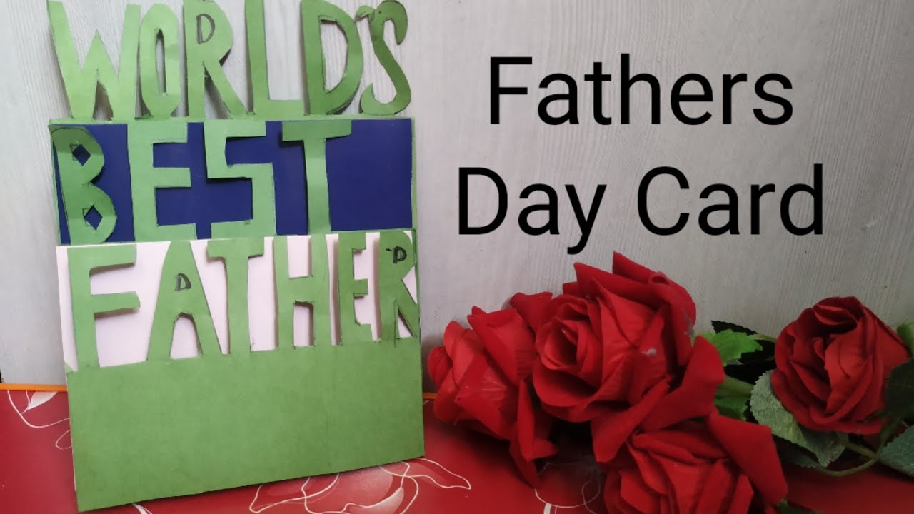 Easy to Make Handmade greeting card for Fathers Day step by step ...