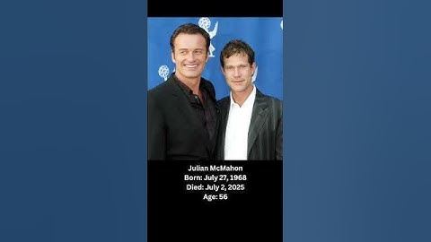 Julian McMahon & Dylan Walsh - Friends From Nip/Tuck🕊️#julian #dylan #fy #shorts #niptuck #tragedy