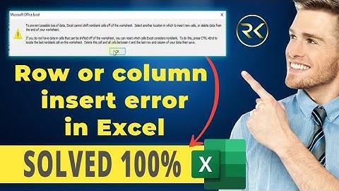 To Prevent Possible loss of data, Excel cannot shift nonblank cell off of the worksheet | Urdu/Hindi