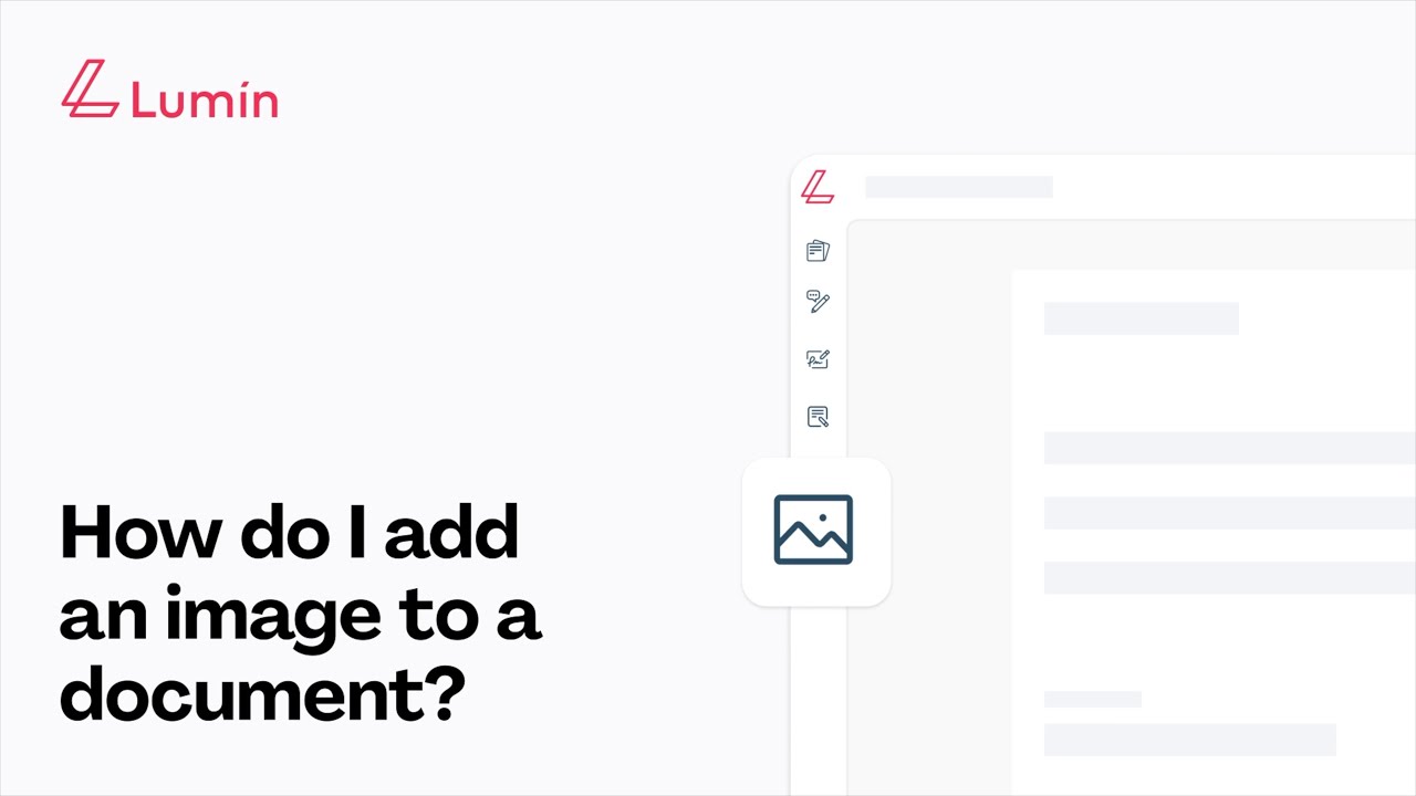 How do I add an image to a document - YouTube