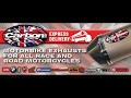 Carbon Can Company is a well known and respected exhaust manufacturer that traded for many years. It is recently under new ownership and is committed to designing and manufacturing high quality exhausts at competitive prices. Our exhausts are all internally constructed in stainless and the outer sleeve can be made in stainless steel, titanium or carbon fibre. They are all handcrafted in our UK based premises. 

Carbon Cans are available as Road Legal or Race. Road legal exhausts come with BSAU markings and a removable DB killer/baffle (which can be unbolted to make the exhaust Race) 
Race exhausts do not have BSAU markings and are not fitted with a DB killer although one can be purchased separately if you later require one. 
Our exhausts are manufactured to give maximum power without the need to make any alterations to the fueling. However, if you decided to add a performance air filter and/or de-cat then remapping would further enhance the engine performance and efficiency. 

Please see our social media sites

Website - https://carboncanco.co.uk
eBay - https://www.ebay.com/str/carboncanco
Pinterest - https://www.pinterest.co.uk/carboncanco
Flickr - https://www.flickr.com/photos/151487163@N05/albums/