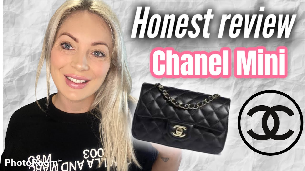 Chanel So Black Mini Rectangular black lambskin