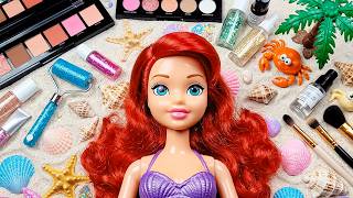 Disney Princess Ariel Skincare & Makeup Makeover 💄✨ Soothing ASMR Makeup & Skincare Routine screenshot 1