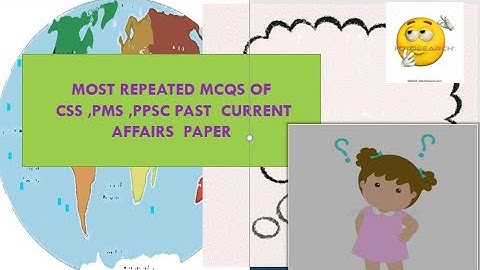 Current Affairs MCQs FPSC PPSC NTS CSS PMS AnD and All Exams