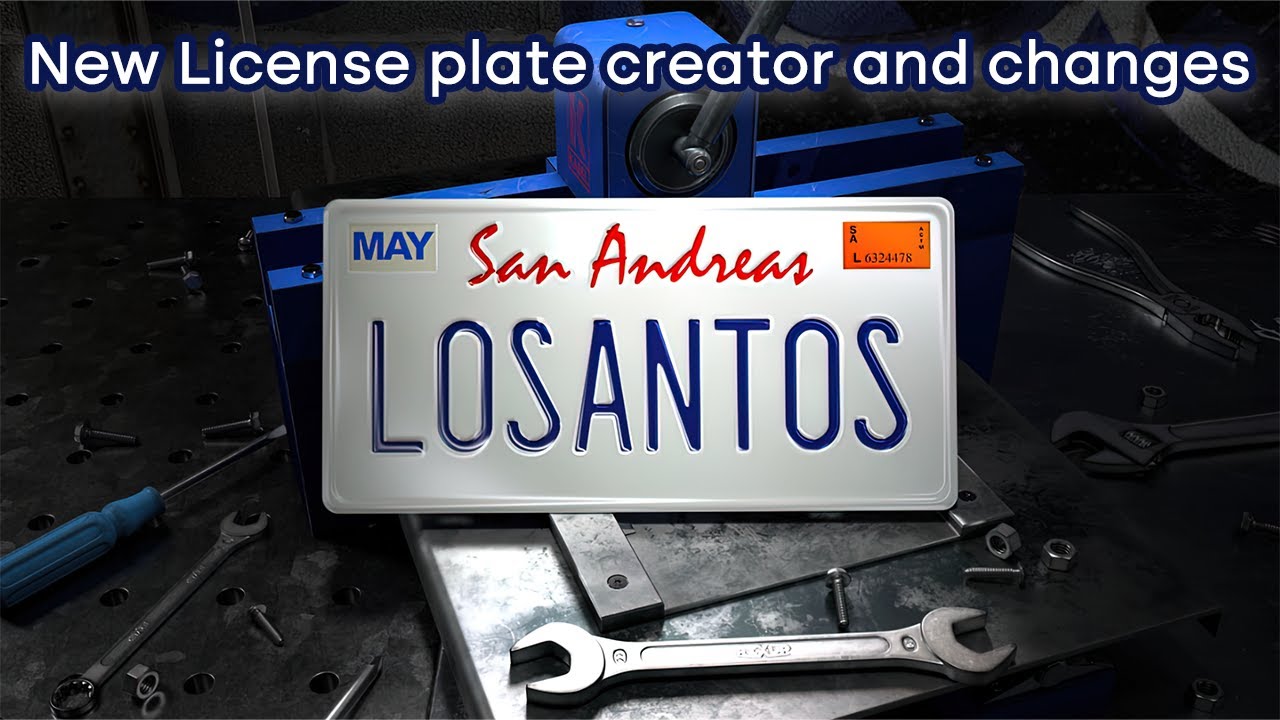 New License Plate creator is coming and more changes! YouTube