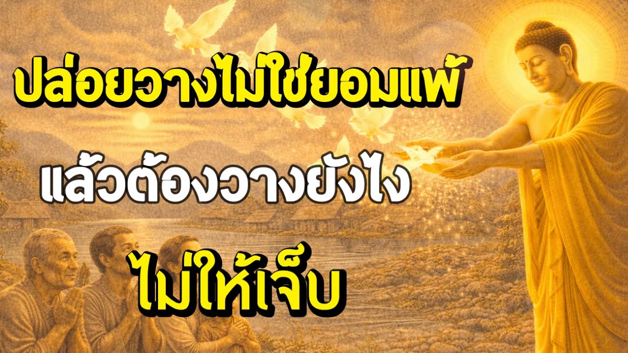 ฟังธรรมะสอนใจ : Ep366 | ปล่อยวางไม่ใช่ยอมแพ้ แล้วต้องวางยังไงไม่ให้เจ็บ