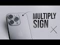 Where is Multiply Sign in iPhone Keyboard (explained)