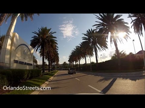 Driving On Conroy Rd To Ikea At Mall At Millenia In Orlando