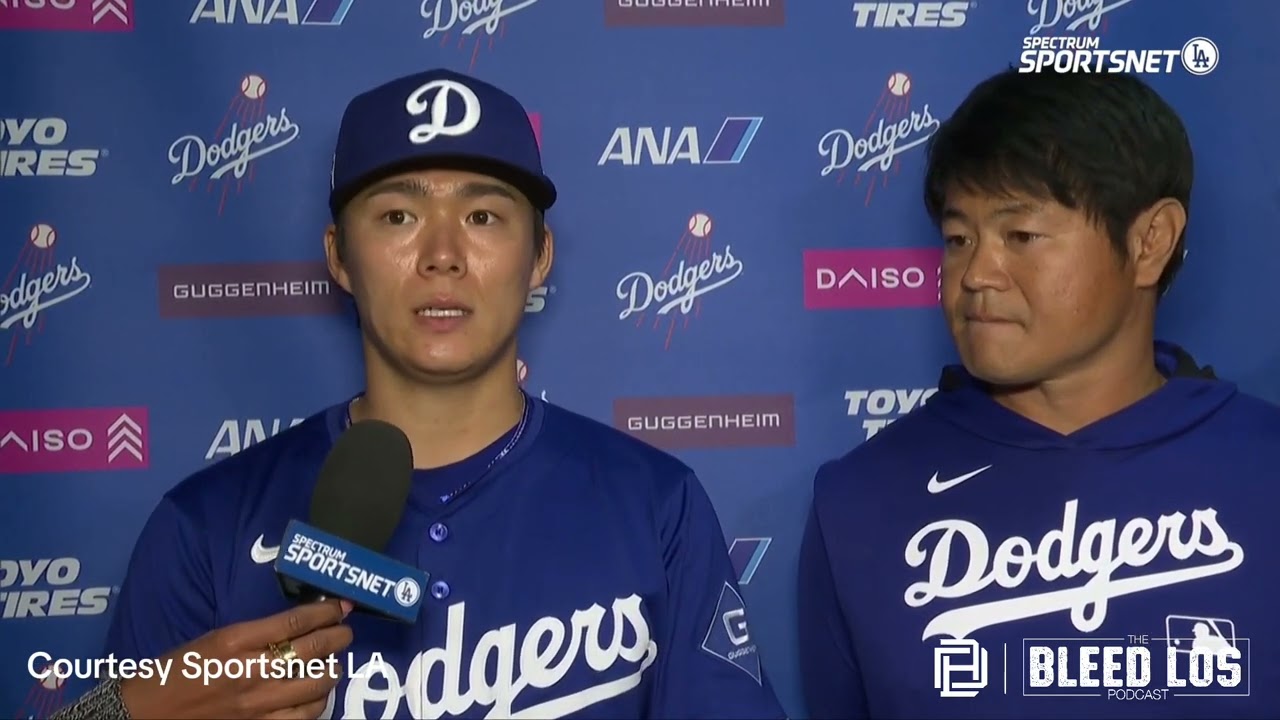 Dodgers Yoshinobu Yamamoto discusses his Spring Training start