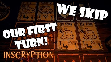 Skipping my first turn challenge! | Inscryption Kaycee