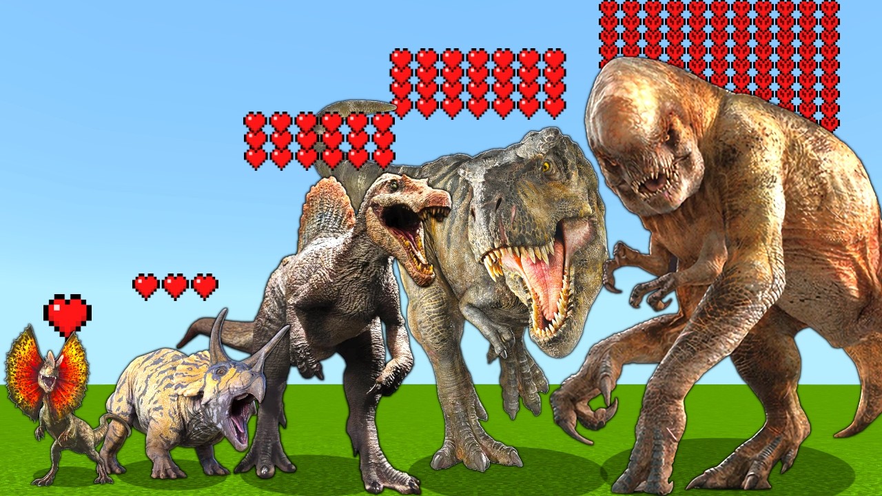 Which JURASSIC WORLD Dinosaurs is Immortal in Minecraft Mod Addon