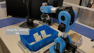 Niryo robotic arm is helping automize some process in the lab