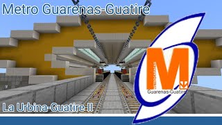 Metro Guarenas Guatire en Minecraft Ⓜ️🚈||Minecraft 1.20.80