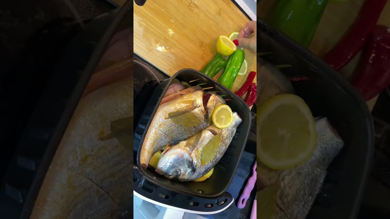 Airfryer de Balık #akşamyemeği #airfryer #airfryerbalık #balık #balıktarifleri #yemektarifi #yemek