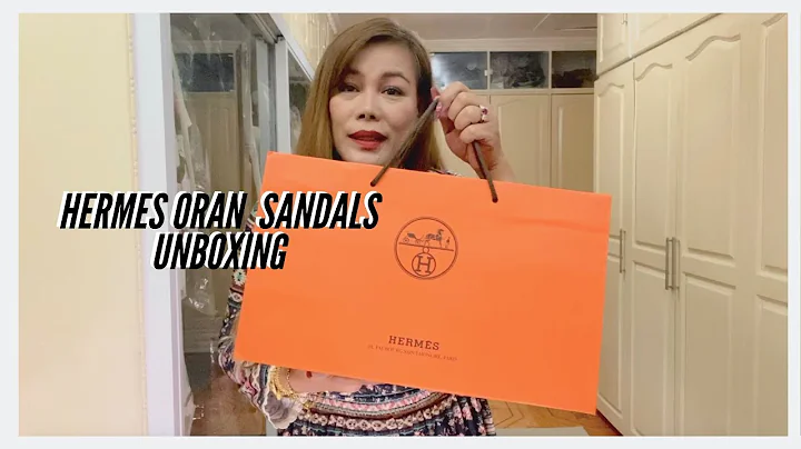 HERMES WHITE ORAN SANDALS UNBOXING | LIFE OF MC