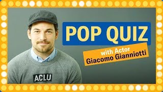 Pop Quiz! Giacomo Gianniotti on Smart Justice