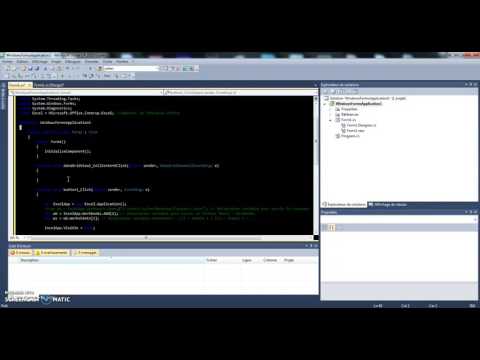 Export DataGridView vers Excel  - C#