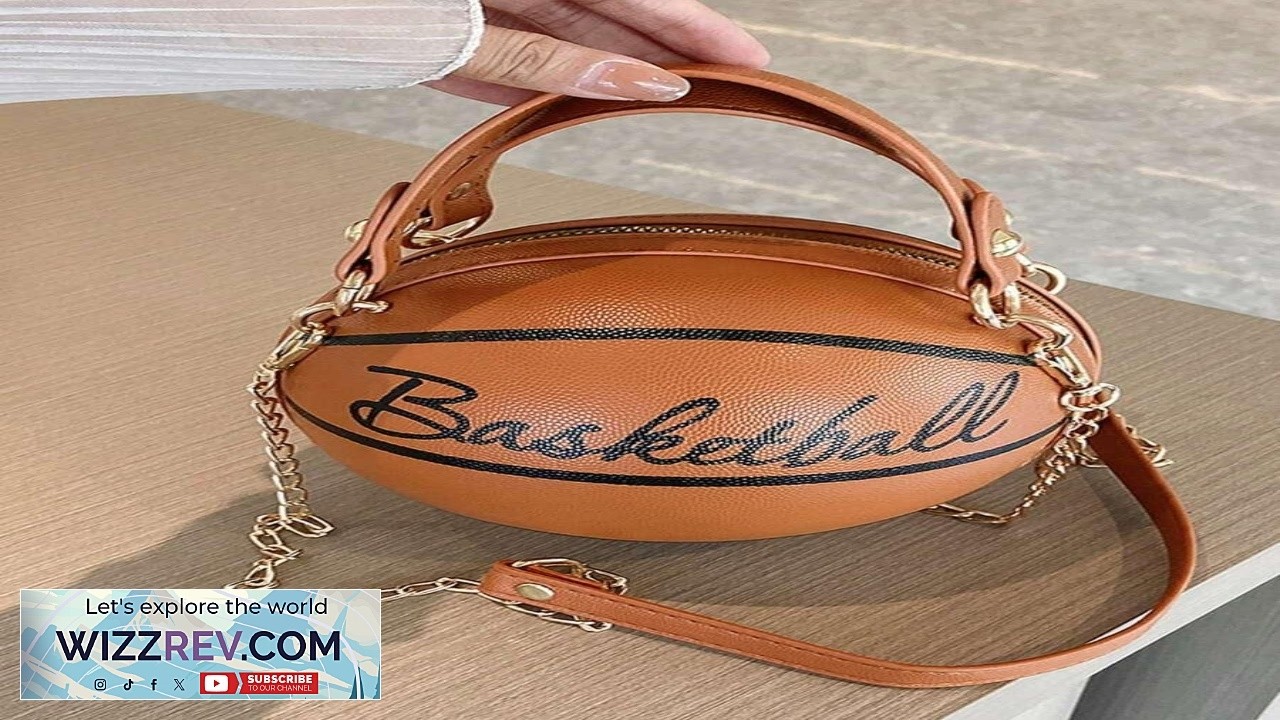 Women's Shoulder Bag Novelty Bag Basketball Shaped Chain Bag SHEIN USA