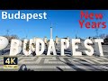 Budapest Hungary 🇭🇺 4K New Years Eve Day Walking Tour