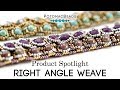 The Ultimate Guide to Right Angle Weave - How to use this versatile stitch (by PotomacBeads)