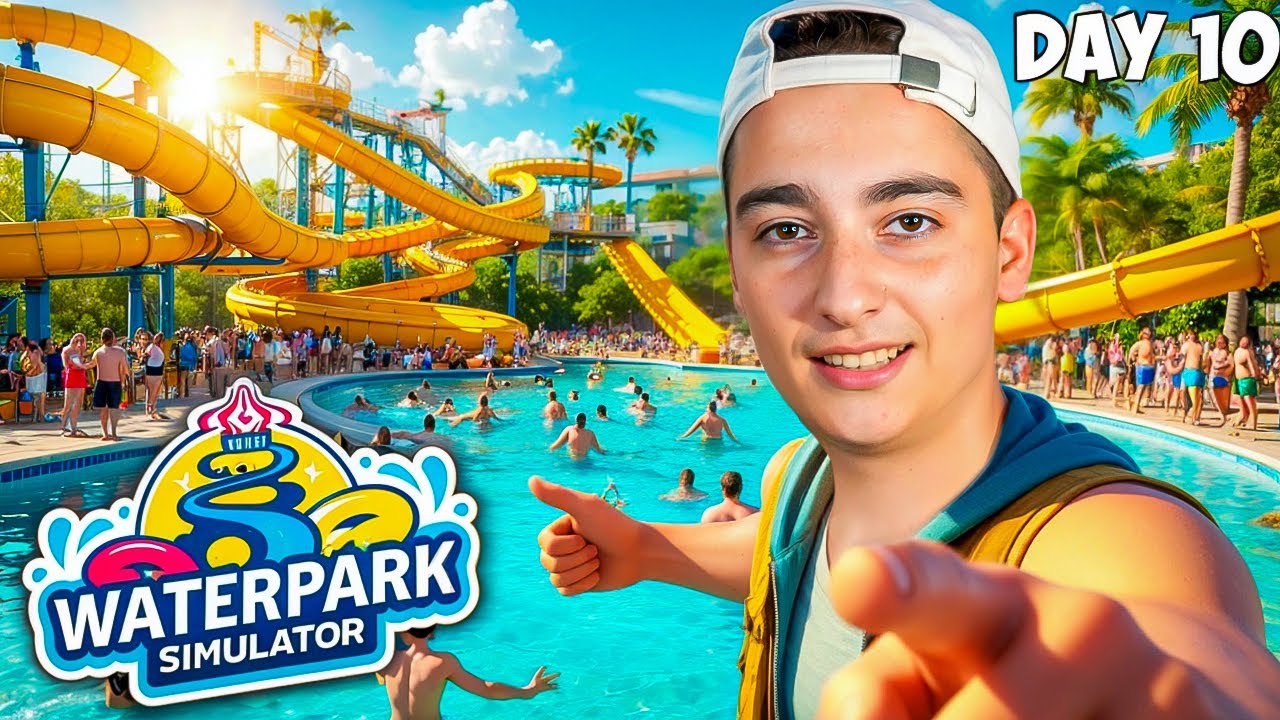 ԱՐԴԵՆ 10 ՕՐ ՄԵՆՔ ԱՇԽԱՏՈՒՄ ԵՆՔ 💪🔥ՈՒՌԱԱԱԱԱ🥳 - Waterpark Simulator #10