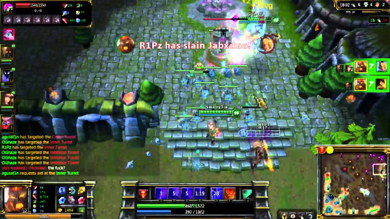 League of legends: Brand ult OP