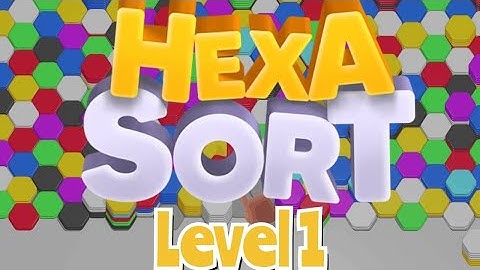 Hexa Sort | Level 1 | #game #gameplay #games #hexasort #sort #youtubevideo #viral #viralvideo 