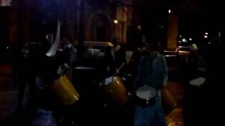 Percussion Set, Occupy Belfast Site, Writers Square.