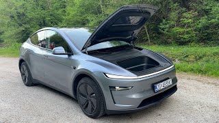 HOW TO CLOSE (& OPEN) the FRUNK on the new TESLA MODEL Y Facelift (JUNIPER)