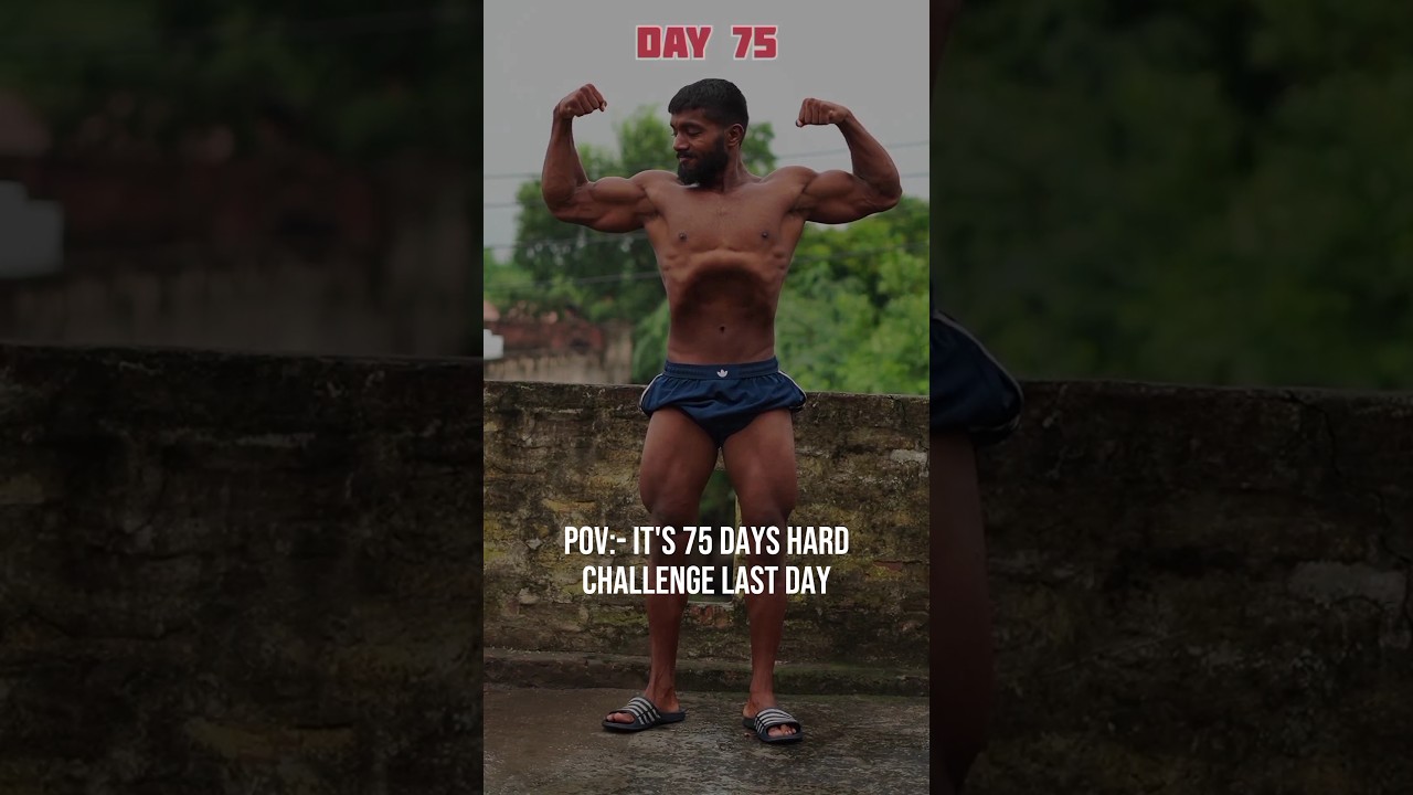 Hard 75 Days challenge Last day Edit 💙🚩💪 || @Ankitbaiyanpuria #75hardchallenge #edit
