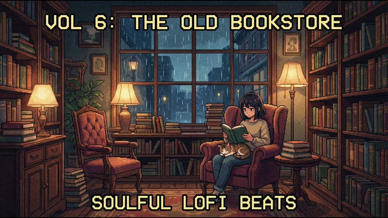 Vol 6: The Old Bookstore 📚 Acoustic Lofi for Studying [Focus & Read]