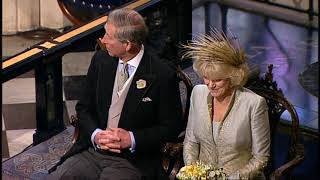 King Charles and Queen Camilla wedding 2005 (Service of Prayer and Dedication St George's Chapel)