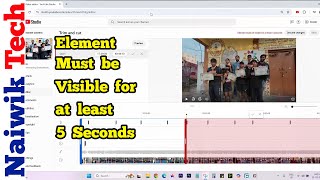 Fix ' Elements must be visible for at least 5 seconds ' in YouTube Video Editor