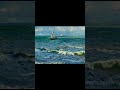Seascape near Les Saintes-Maries-de-la-MerBy Vincent Van Gogh @VanGoghMuseum  #vangogh #museum #