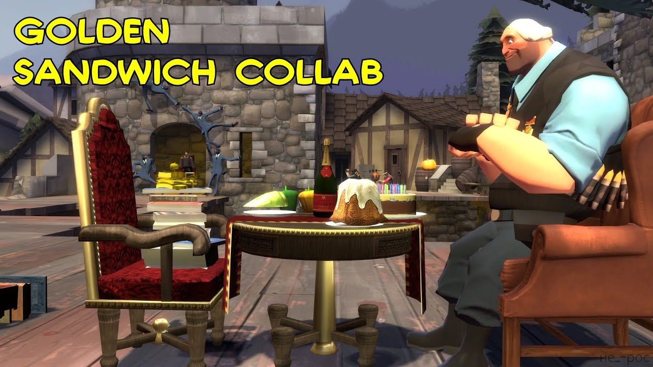 Lunch with Sandwich [Golden sandwich Collab Entry] YouTube