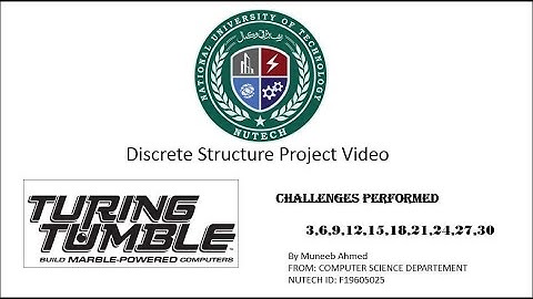 10 random Challenges of Turing tumble