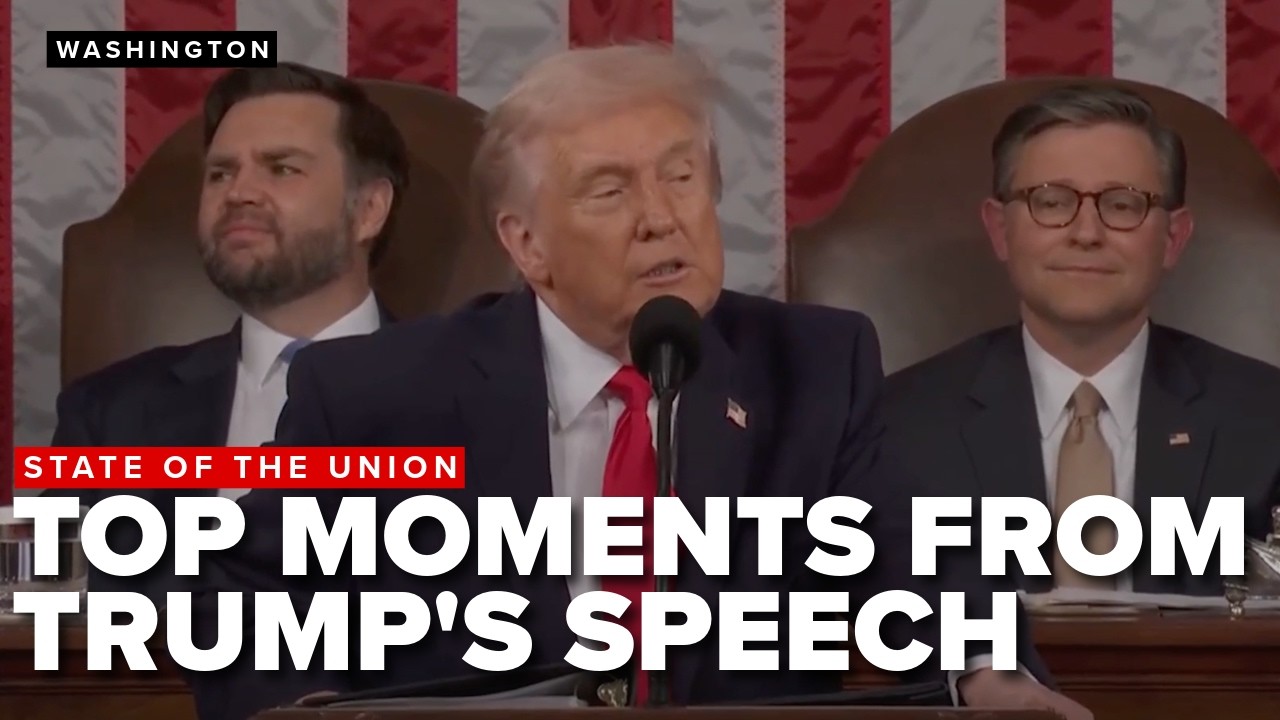 Everything you missed in Trump's State of the Union Address