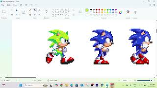how to make your own sprite charactersespecially sonic characters