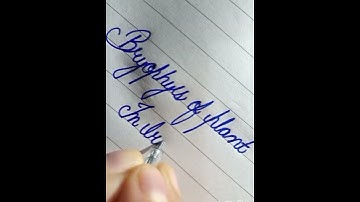 Cursive Handwriting With Easy way #youtube #video #shorts