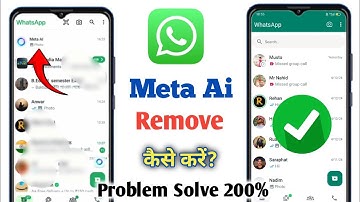 Meta Ai Kaise Hataye WhatApp | How to Remove Meta Ai On WhatsApp | Remove Meta Ai on WhatsApp 2024