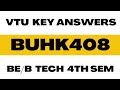 UHV KEY ANSWERS VTU|BUHK408|#vtu #vtustudents #vtuupdate #vtuengineering