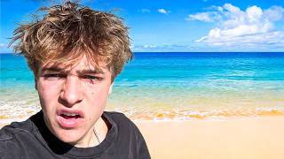 stranded on an island