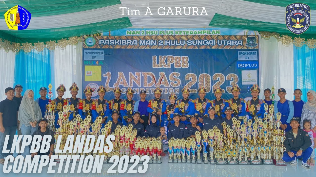 PENAMPILAN TERBAIK DARI PASKIBRA SMKS TABALONG (PASSKATAB) LKPBB LANDAS COMPETITION 2023