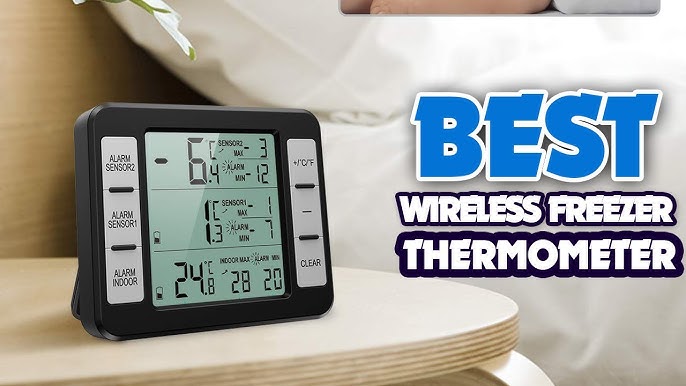 Wifi Freezer Alarm and Refrigerator Temperature Monitor – Wireless Hyg