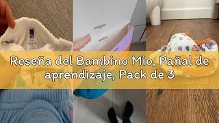 Reseña del Bambino Mio, Pañal de aprendizaje, Pack de 3
