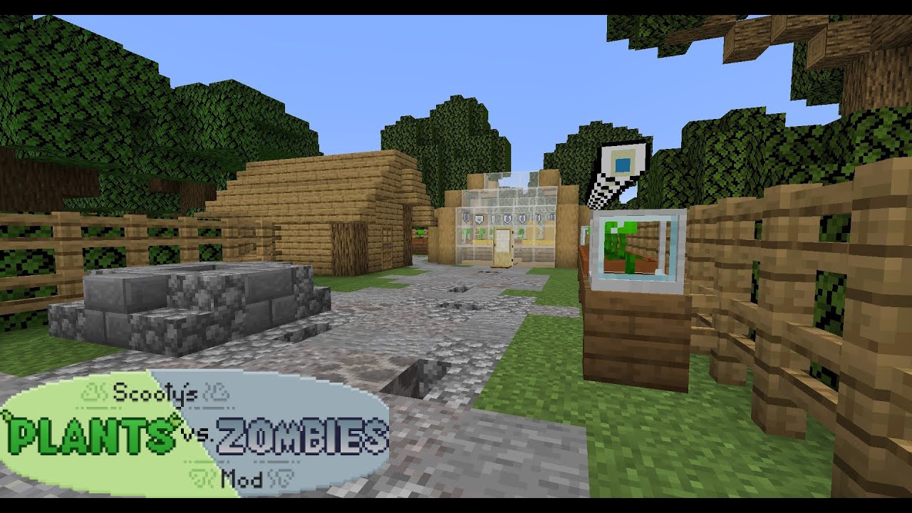 Plants Vs Zombies 2 Addon - Bedrock Minecraft Mod