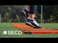 SECO® orange coordination training ladder for running 8 steps 4 m